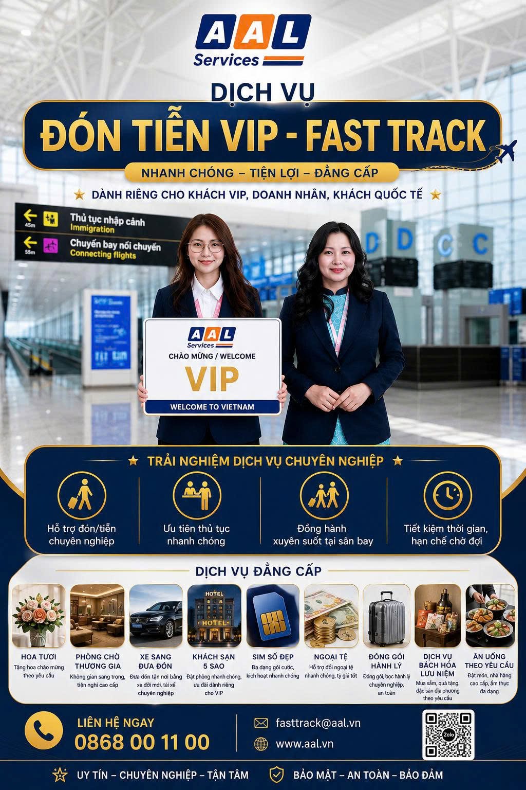 DỊCH VỤ ĐÓN TIỄN KHÁCH - SÂN BAY QUỐC TẾ NỘI BÀI