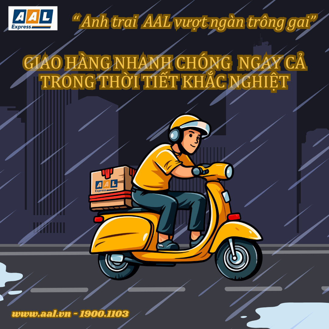 LƯU Ý KHI GIAO HÀNG VÀO MÙA MƯA